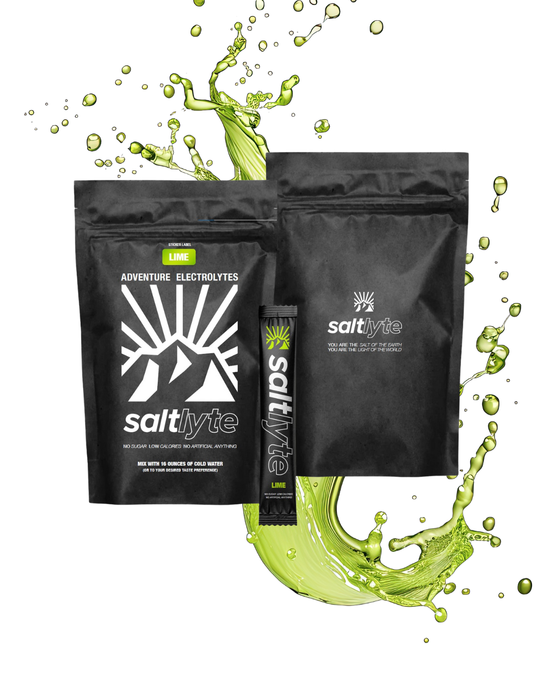 Lime Salt + Electrolytes (30 Pack Pouch) - New Formula